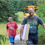 Michal Jacot is the first instructor to arrive, followed by his camper/author son, Brady